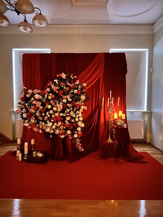 Foto zona ar ziedu sirdi