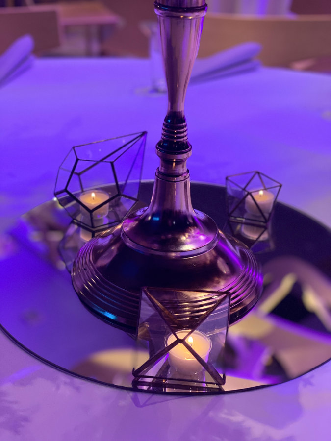 Ģeometriskas formas kapara svečturi/terāriji